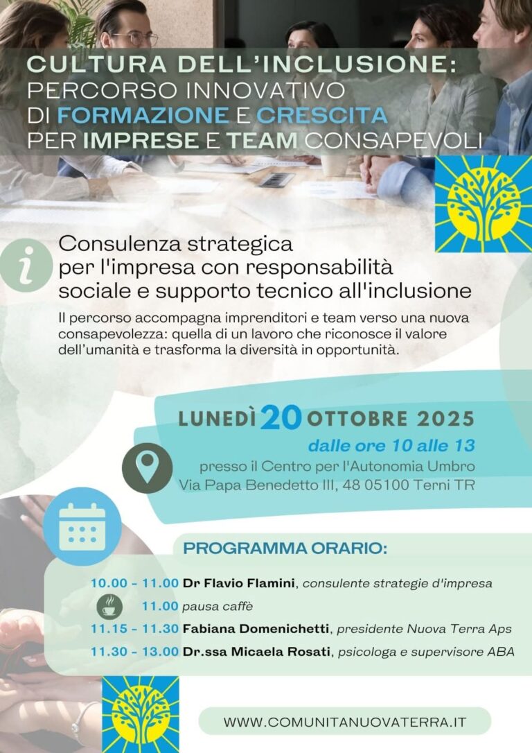 Formazione Cultura dell’Inclusione