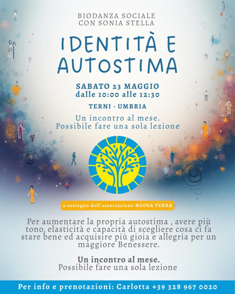 Biodanza Sociale a Terni – Sabato 23 Maggio ✨